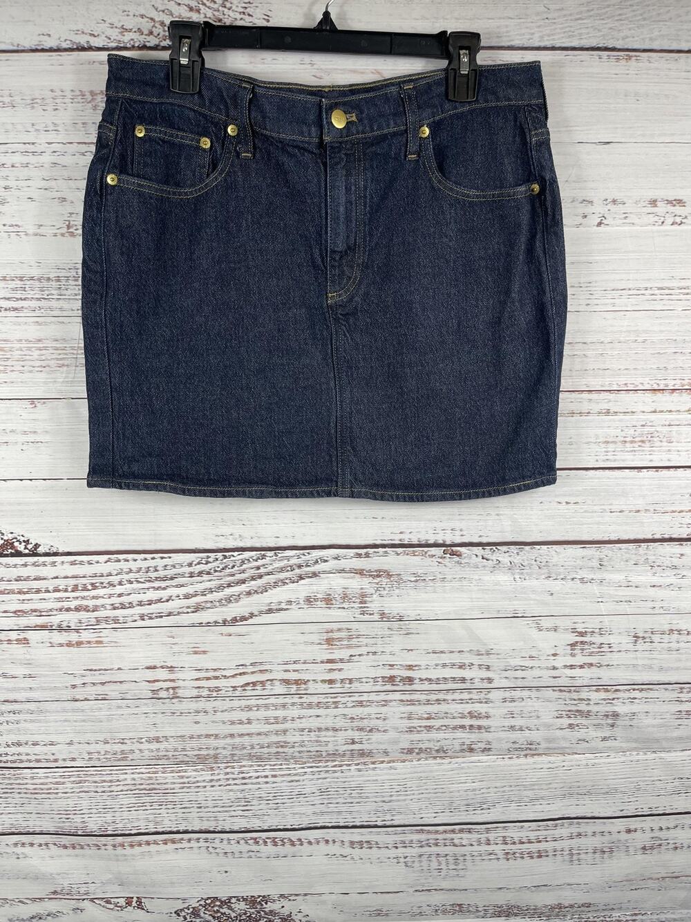 J.Crew Denim Skirt Womens Size 30 Blue Short Mini 5 Pocket Zip Fly Casual Summer